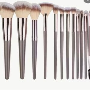 Makeup Brush Set - Gray